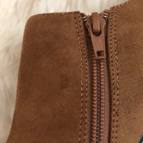 Cathy Jean brown heeled booties, NWOT! - Picture 2 of 5